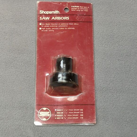 Shopsmith 555130 Saw Blade Arbor 1 1/4" Model 510 - Picture 1 of 5
